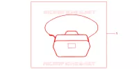SAC INTERIEUR DE TOP CASE pour Honda NC 700 X 35KW de 2012