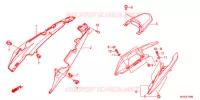 COUVERCLES LATERAUX pour Honda NC 700 X de 2012
