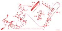 SILENCIEUX D'ECHAPPEMENT pour Honda NC 700 X de 2012