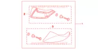 DEFLECTEURS DE PIEDS pour Honda NC 700 X 35KW de 2012