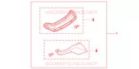 DEFLECTEURS DE PIEDS pour Honda NC 700 X 35KW de 2012