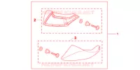 DEFLECTEURS DE PIEDS pour Honda NC 700 X de 2012