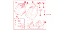 JEU DE VALISES 29L pour Honda NC 700 X de 2012