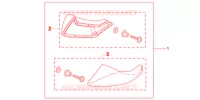 DEFLECTEURS DE PIEDS pour Honda NC 700 X ABS DCT de 2012