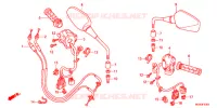 POIGNEE   COMMODO   CABLE (NC700XD) pour Honda NC 700 X ABS DCT de 2012