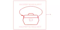 SAC INTERIEUR DE TOP CASE pour Honda NC 700 X ABS DCT de 2012