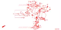 CACHE CENTRAL pour Honda NC 700 X ABS DCT de 2012