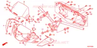 GUIDON   CARENAGE pour Honda SH 125 SPECIAL 4E de 2012