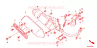 SILENCIEUX D'ECHAPPEMENT pour Honda SH 125 de 2012