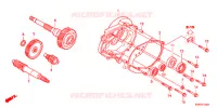 BOITE DE VITESSES pour Honda SH 125 R BLANC SPECIAL 3F de 2012