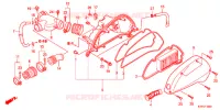 FILTRE A AIR pour Honda SH 125 R BLANC SPECIAL 3F de 2012