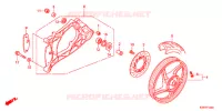 ROUE ARRIERE   BRAS OSCILLANT pour Honda SH 125 R BLANC de 2012