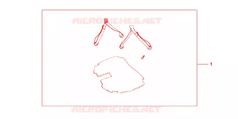 TAPIS TOP CASE 35L Honda SCOOTER 125 SH 2012  SH125RC