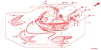 FEUX ARRIERE pour Honda SH 150 SPECIAL 2ED de 2012