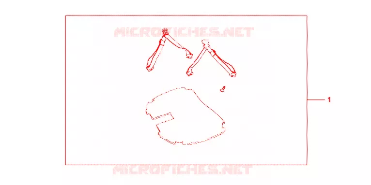 TAPIS TOP CASE 35L Honda SCOOTER 150 SH 2012  SH150C