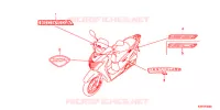 AUTOCOLLANTS pour Honda SH 150 R SPECIAL 3ED de 2012