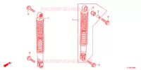 AMORTISSEUR ARRIERE pour Honda SH 300 ABS SPECIAL 5ED de 2012