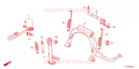 BEQUILLE pour Honda SH 300 ABS SPECIAL 5ED de 2012