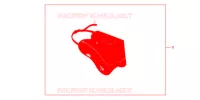 JUPE (PACKED PER 5) pour Honda SH 300 ABS SPECIAL 5ED de 2012