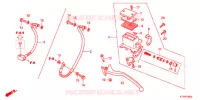 MAITRE CYLINDRE DE FREIN ARRIERE pour Honda SH 300 R ABS TYPE 3ED de 2012