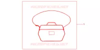 SAC INTERIEUR DE TOP CASE pour Honda SH 300 R ABS TYPE 3ED de 2012