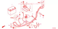 BATTERIE pour Honda SH 300 R ABS BLANC TYPE F de 2012