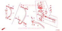 MAITRE CYLINDRE DE FREIN ARRIERE pour Honda SH 300 R ABS BLANC TYPE F de 2012