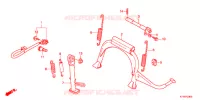BEQUILLE pour Honda SH 300 de 2012
