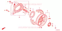 ROUE ARRIERE   BRAS OSCILLANT pour Honda SH 300 de 2012