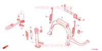 BEQUILLE pour Honda SH 300 de 2012