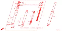 FOURCHE pour Honda SH 300 de 2012
