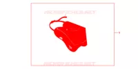JUPE (PACKED PER 5) pour Honda SH 300 de 2012