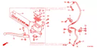 MAITRE CYLINDRE DE FREIN AVANT (SH300) pour Honda SH 300 de 2012