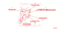 AUTOCOLLANTS pour Honda SH 300 de 2012