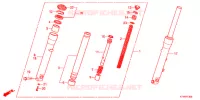 FOURCHE pour Honda SH 300 de 2012