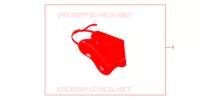 JUPE (PACKED PER 5) pour Honda SH 300 de 2012