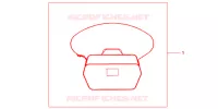 SAC INTERIEUR DE TOP CASE pour Honda SH 300 R de 2012