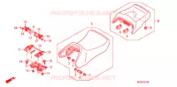 SELLE pour Honda ST 1300 ABS de 2013