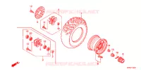 ROUE AVANT pour Honda FOURTRAX 420 RANCHER 2X4 Electric Shift de 2012