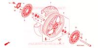 ROUE AVANT pour Honda VFR 1200 F de 2012