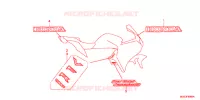 AUTOCOLLANTS pour Honda VFR 1200 F de 2012