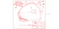 TOP CASE 45L TAHITIAN BLUE pour Honda VFR 1200 F de 2012