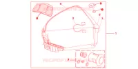 TOP CASE 45L TAHITIAN BLUE pour Honda VFR 1200 F de 2012