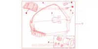 TOP CASE 45L TITANIUM BLADE pour Honda VFR 1200 F de 2012