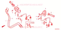 COMMODO   LEVIER   CABLE (VFR1200FD) pour Honda VFR 1200 DCT de 2012