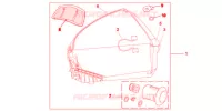 TOP CASE 45L DARKNESS BLACK pour Honda VFR 1200 DCT de 2012