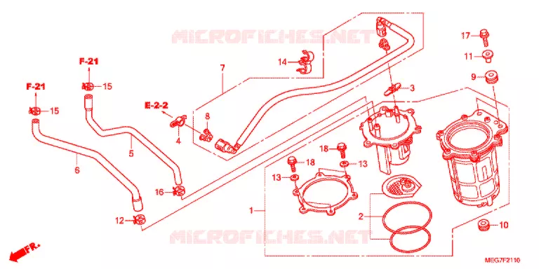 POMPE A ESSENCE (VT750C2B/C2S/CS/C/CA) Honda MOTO 750 SHADOW 2012  VT750CSC