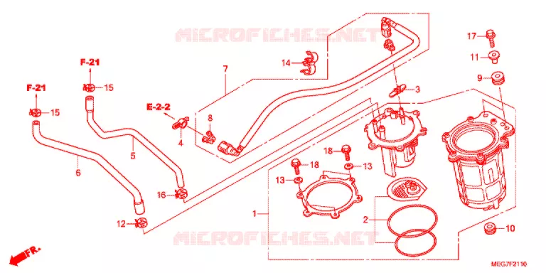 POMPE A ESSENCE (VT750C2B/C2S/CS/C/CA) Honda MOTO 750 SHADOW 2012  VT750CSC