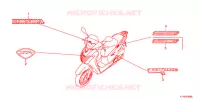 AUTOCOLLANTS pour Honda SH 125 SPECIAL de 2013