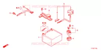 BATTERIE pour Honda SH 125 SPECIAL de 2013